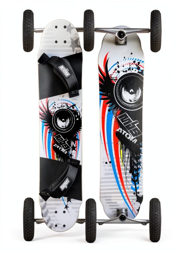 Atom Longboards Mountainboard Beginner Adult Maple Wood Deck-0