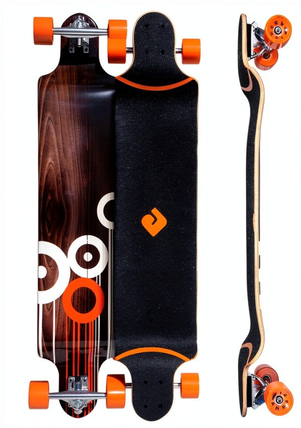 Atom Longboard Maple Wood Drop Deck Adult Skateboard-1