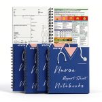 Nurse Report Notebook White Black Gisgfim Office-0