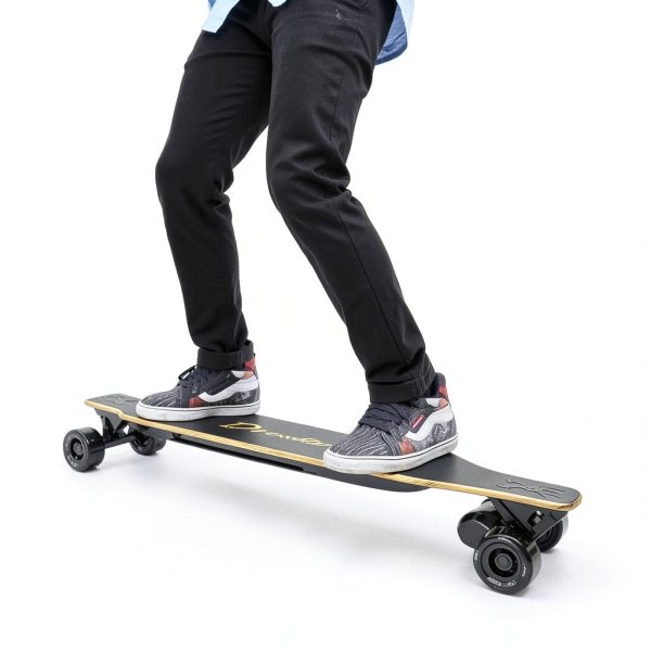 DresKar Electric Longboard Black Adult High Power Motor-2