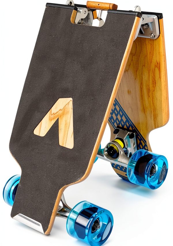 BOARDUP Longboard Skateboard Folding Canadian Maple Wood-0