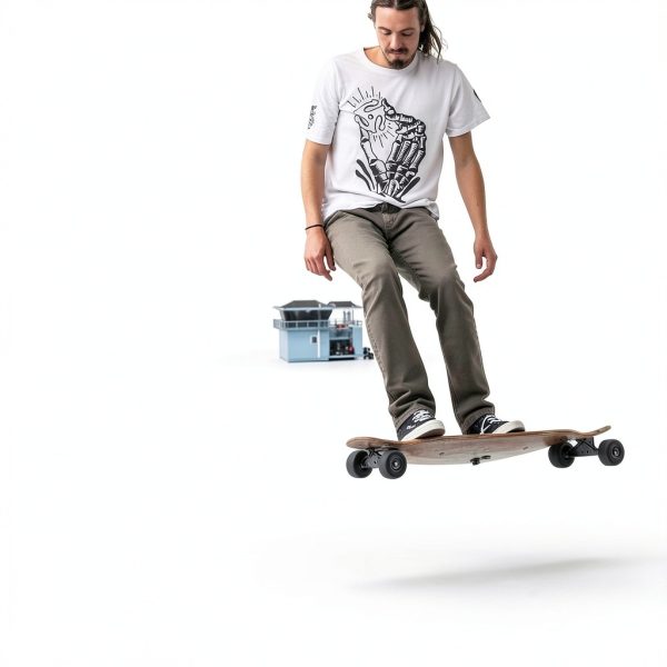 Magneto Bamboo Longboard Adult Beginner Skateboard Cruiser-2