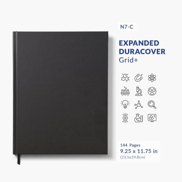 Vela Sciences Laboratory Notebooks 1-Pack Grey DuraCover-1
