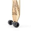 Magneto Bamboo Longboard Adult Beginner Skateboard Cruiser-3