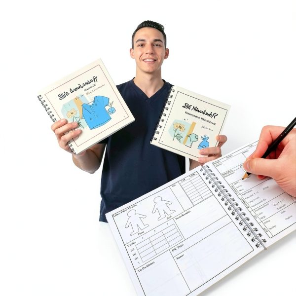 EZ Handoff Nurse Report Sheet Notebook Spiral Bound-1