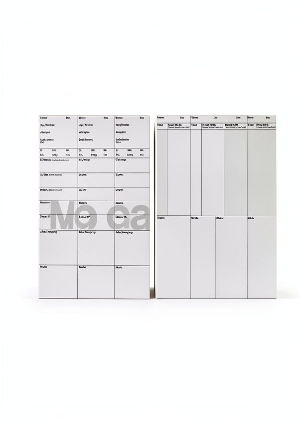Medical Basics Nurse Report Sheet White Cardboard-1