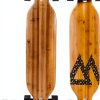 Magneto Bamboo Longboard Adult Beginner Skateboard Cruiser-0