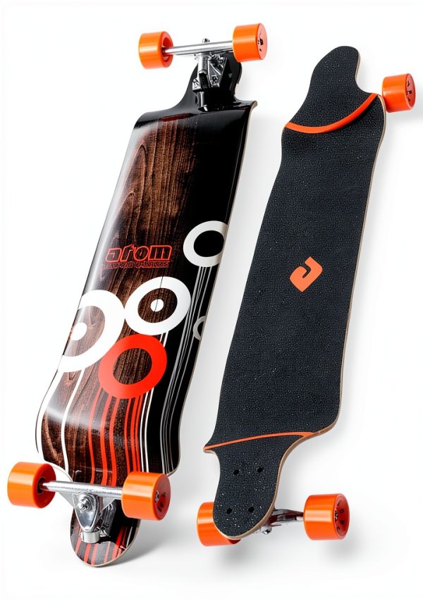 Atom Longboard Maple Wood Drop Deck Adult Skateboard-0