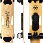 DresKar Electric Longboard Khaki Maple Wood Adult Skateboard-0