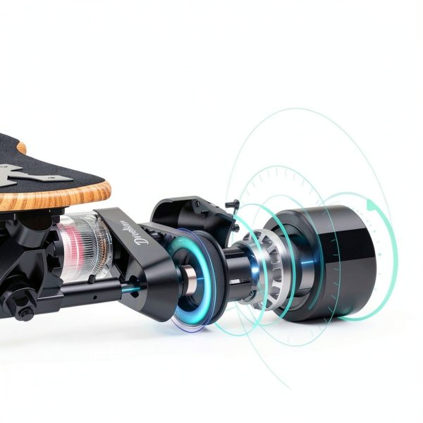 DresKar Electric Longboard Black Adult High Power Motor-1