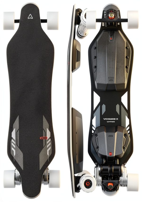 Meepo Voyager Electric Longboard Bamboo Deck 31 MPH Speed-0