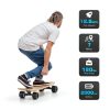 DresKar Electric Longboard Khaki Maple Wood Adult Skateboard-2