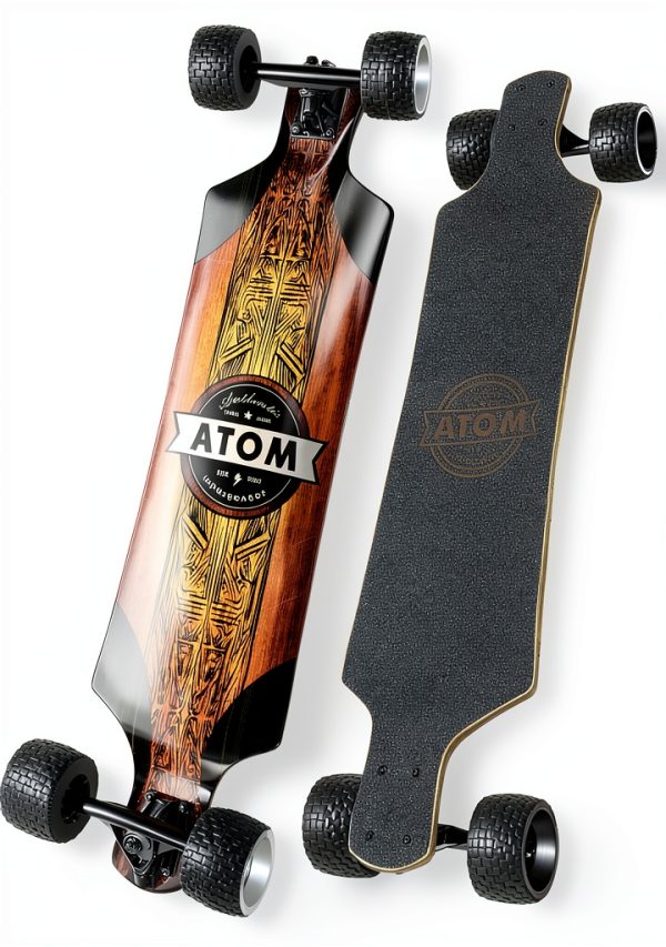 Atom Longboard Drop Deck All Terrain Maple Wood Adult-0