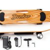 DresKar Electric Longboard Khaki Maple Wood Adult Skateboard-7