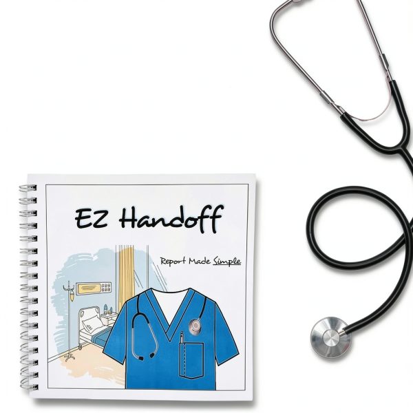 EZ Handoff Nurse Report Sheet Notebook Spiral Bound-3