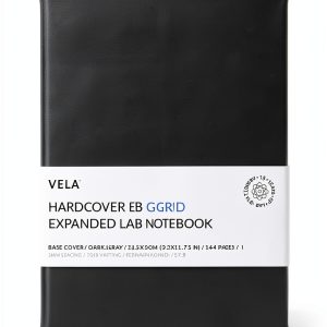 Vela Sciences Laboratory Notebook, Dark Gray, 8.5x11-inch-0