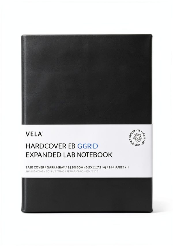 Vela Sciences Laboratory Notebook, Dark Gray, 8.5x11-inch-0