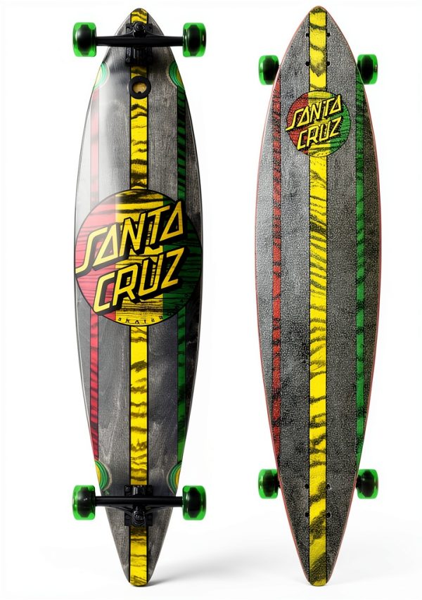 SANTA CRUZ Longboard Maple Wood Beginner Adult Skateboard-1