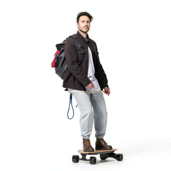 DresKar Electric Longboard Black Adult High Power Motor-3
