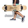 DresKar Electric Longboard Khaki Maple Wood Adult Skateboard-5