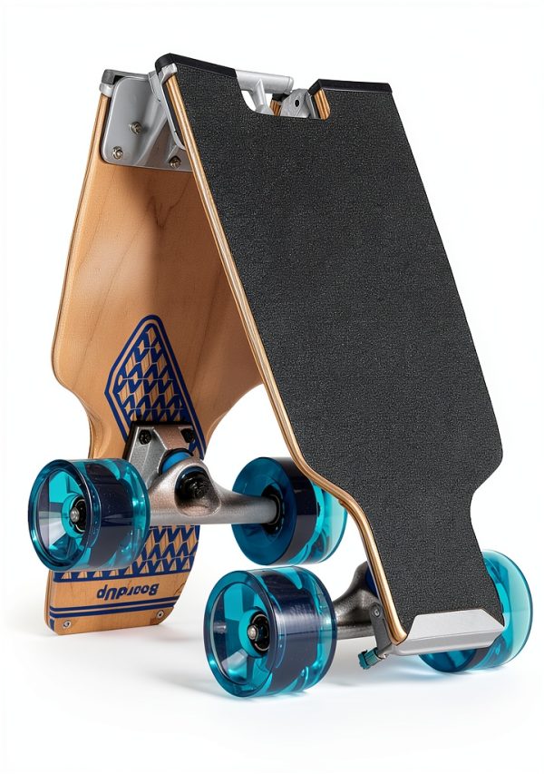 BOARDUP Longboard Skateboard Folding Canadian Maple Wood-2