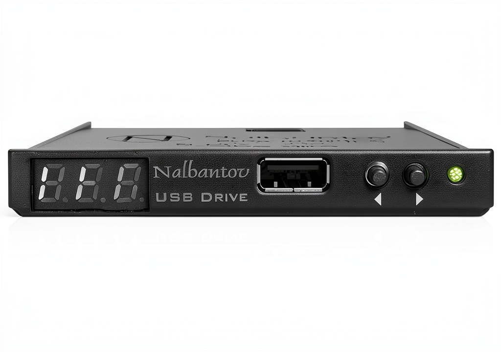 Installing Nalbantov N-Drive USB Floppy Converter DKC500 on a wooden desk