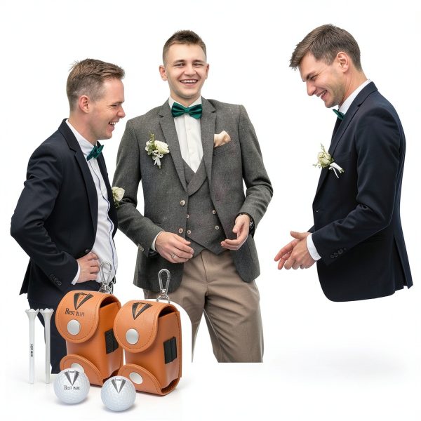 Sunnymove Golf Gift Set JIH0177 White Black Wedding Groomsmen Package-3