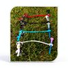 LUCIDDREAM Golf Tee Hanger Robot Bear 4Pcs Mixed Color Silicone Hook-2
