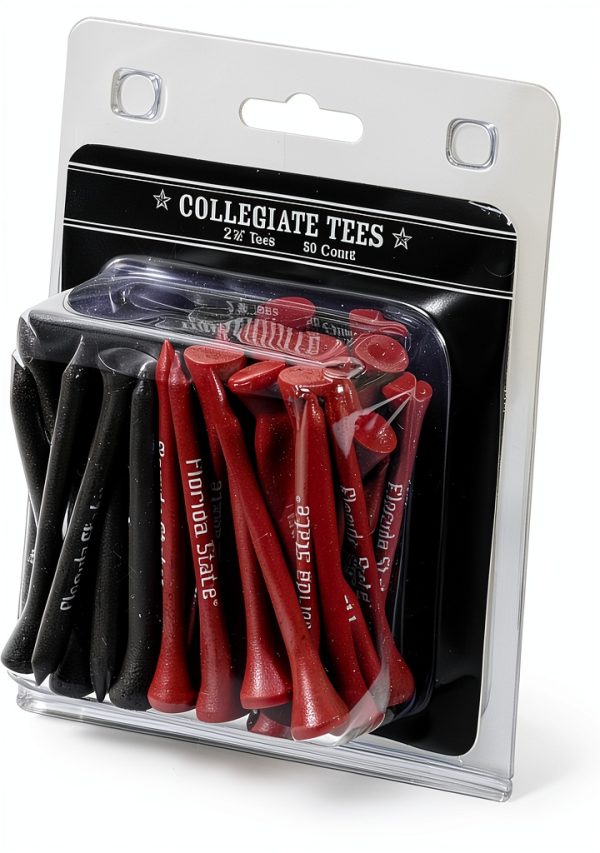 Team Golf Men's Golf Tee Set Model 21055 Premium Plastic 12 Pack-0