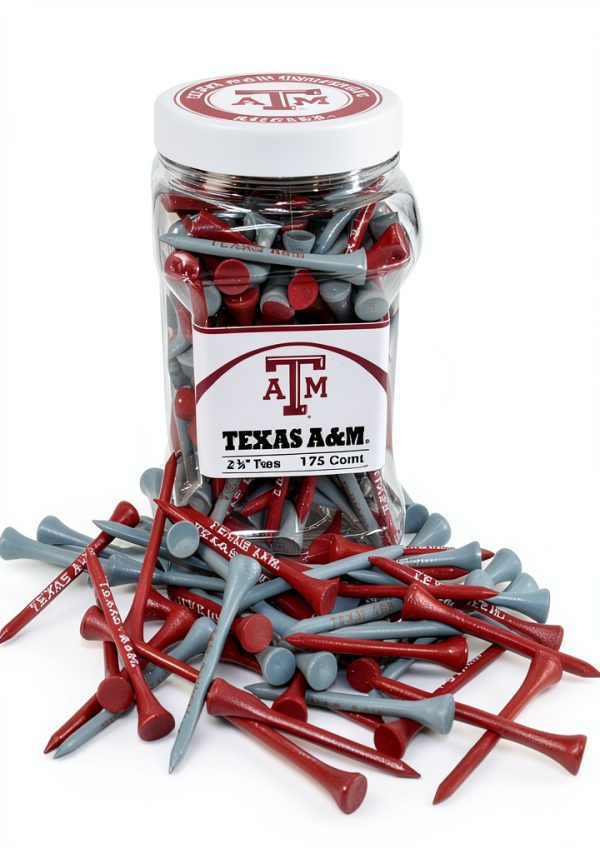 Team Golf Tee Jar 24451 175 School Color Tees 2 three quarter Length-0
