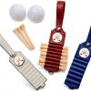 Golf Tee Holder Deironply Leather Accessory with Ball Marker-1