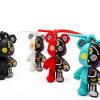 LUCIDDREAM Golf Tee Hanger Robot Bear 4Pcs Mixed Color Silicone Hook-1