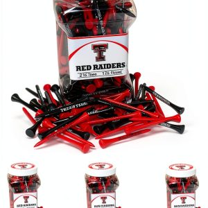 Team Golf Tee Jar 175 Count Unisex Golf Tees with School Colors-0