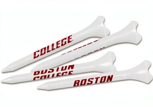 Team Effort Golf Tee Pack White NCAA 40 Count Performance Plastic Tees-0