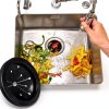 Garbage Disposal Splash Guard Yihzhong 3-1/8 inch Black Rubber Baffle-2