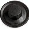 Sink Stopper OKUMEYR Black Rubber Kitchen Drain Cover 8.5x8.5 cm-0