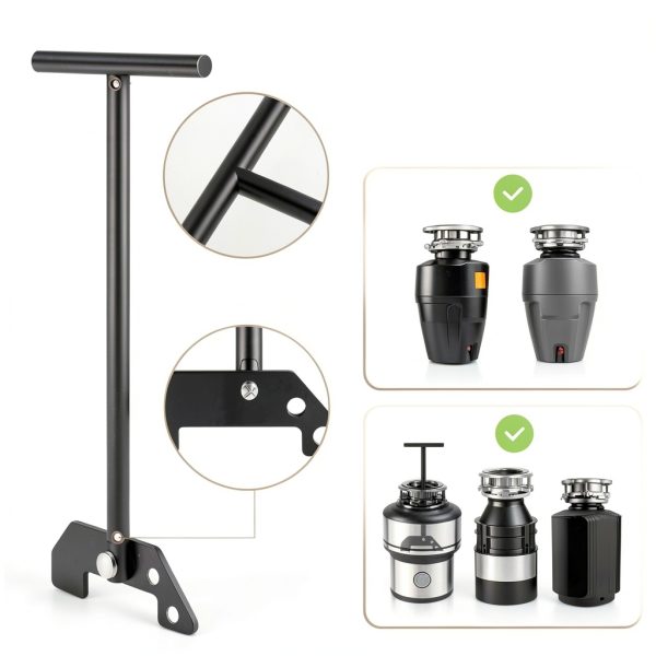 Garbage Disposer Unjamming Wrench Haiouus – Black C‑Shaped Steel Tool-4