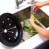 Garbage Disposal Splash Guard Yihzhong 3-1/8 inch Black Rubber Baffle-1