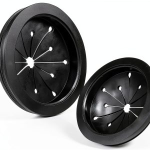 Garbage Disposal Splash Guard Yihzhong 3-1/8 inch Black Rubber Baffle-0