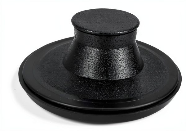 Sink Stopper OKUMEYR Black Rubber Kitchen Drain Cover 8.5x8.5 cm-3