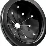 Black 3-Inch Garbage Disposal Splash Guard WaigN Rubber Baffle Cover-0