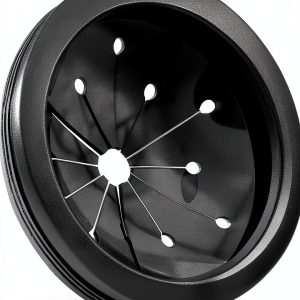 Black 3-Inch Garbage Disposal Splash Guard WaigN Rubber Baffle Cover-0