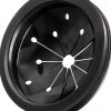 Black 3-Inch Garbage Disposal Splash Guard - Kitchen Sink Baffle Covers for Whirlaway, for Waste King, for GE Models - Rubber Drain Cover Disposal and Splash Protection,Garbage Disposal Parts 1 Pc-0