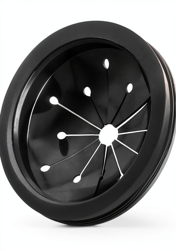 Black 3-Inch Garbage Disposal Splash Guard - Kitchen Sink Baffle Covers for Whirlaway, for Waste King, for GE Models - Rubber Drain Cover Disposal and Splash Protection,Garbage Disposal Parts 1 Pc-0