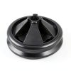 2 Pack 3 3/8" Garbage Disposal Splash Guards, Sink Baffle QCB-AM Replacement for InSinkErator Evolution Series, Quiet Collar Drain Plug, Easy Install Removable Garbage Disposer Accessory, Black Rubber-2