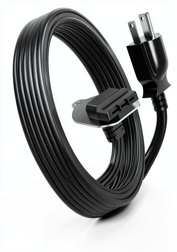 VHBW EZ Connect Power Cord for InSinkErator Garbage Disposal, 4FT Plug-in Cable Compatible with EZ Connect Power & Advanced Series Continuous Feed Models, Works with Air Switch Kit (CRD-EZ)-0