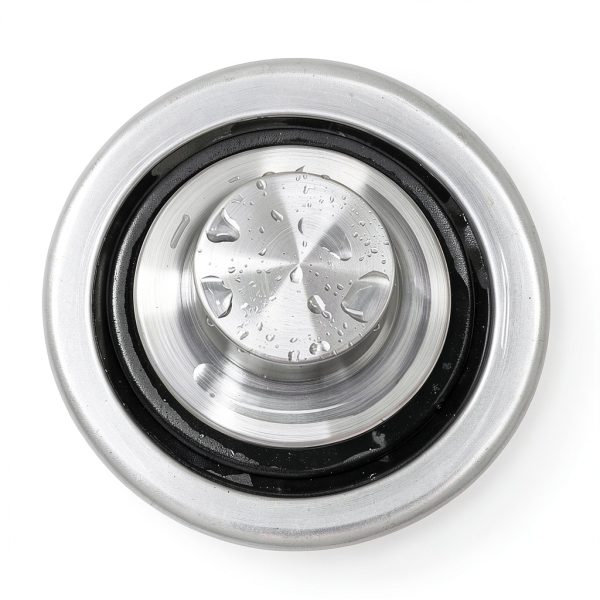 Kitchen Sink Stopper 2 Pack Stainless Steel Plug Fits 3 1/2 Inch Drain-5