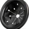 3-Inch Black Garbage Disposal Splash Guard - Universal Fit for Whirlaway,Waste King,GE, Heavy-Duty Rubber Sink Baffle Cover with Splash Protector, Drain Cover for Kitchen Disposals and Accessories-0