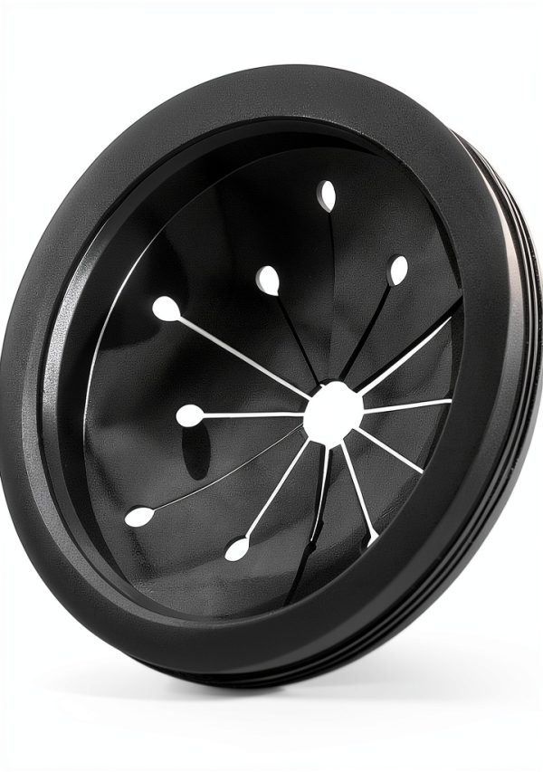 3-Inch Black Garbage Disposal Splash Guard - Universal Fit for Whirlaway,Waste King,GE, Heavy-Duty Rubber Sink Baffle Cover with Splash Protector, Drain Cover for Kitchen Disposals and Accessories-0