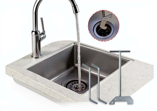 Garbage Disposal Wrench by Rasaech - Universal Unjamming Tool with-4
